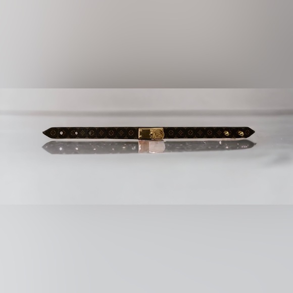 NIB Louis Vuitton Logomania Bracelet Size 17 - Picture 7 of 12